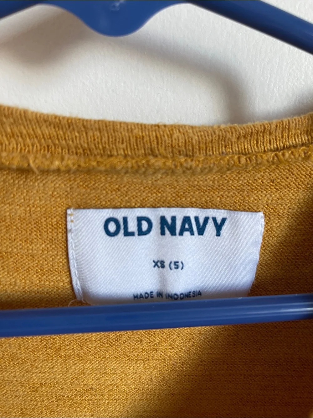 Old Navy Mustard Knit Long Sleeve Dress XS (5)